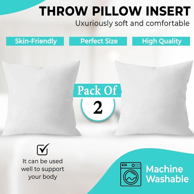 QUBA LINEN 12 x 20 Throw Pillow Insert - Image 4