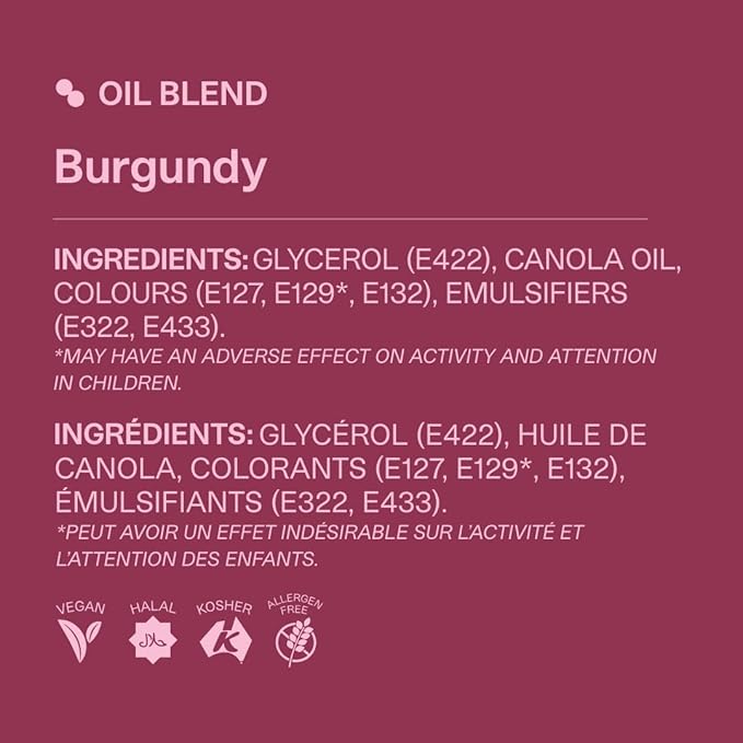 Colour Mill Oil-Based Food Coloring, 20 Milliliters Burgundy