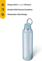RTIC 26oz Journey Bottle Metal Stainless Steel Vacuum Insulated, BPA Free, Reusable, for Water, Hot and Cold Drinks, Travel, Sports, Camping, RTIC Ice Glitter