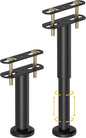 Wlrrcwdttc 2 Pcs Adjustable Height Bed Support Legs 5.9-10.5 inch, Bed Frame by Wlrrcwdttc