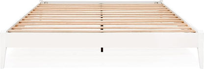 Bme Dinkee Signature Ivory White King Bed Frame Without Headboard - Image 3