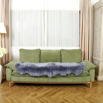 LLB Genuine Sheepskin Area Rug Wool Rug Fur Carpet Fluffy Shaggy Fur Rug - Image 3