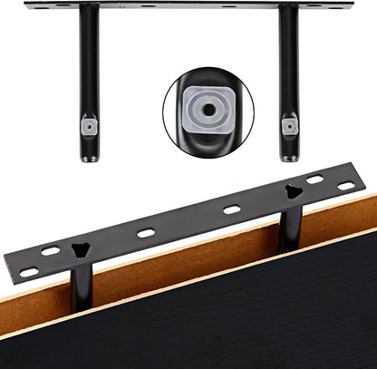 Fixwal Black Shelves, 15.7in Floating Shelves, Farmhouse Shelf Wall Decor - Image 4