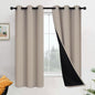 Yakamok Natural Blackout Curtains 63 Inches Long by Yakamok