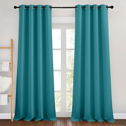 NICETOWN Peacock Teal Blackout Curtains by NICETOWN