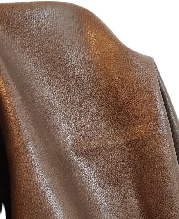 Soft Faux Leather Fabric PU Leather by The Yard Synthetic Pleather 0.9 mm Nappa by NATLeathers