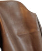 Walnut Brown Soft Faux Leather Fabric PU Leather by The Yard Synthetic Pleather by NATLeathers