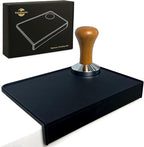 Espresso Tamping Mat 8"x6" – Compact Non-Slip Silicone Tamper Mat, Food-Grade Coffee Tamping Station for Home Baristas, Essential Espresso Accessories