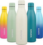 BJPKPK 25oz Insulated Water Bottle Double Wall Vacuum Insulated Stainless Steel Water Bottles for Spots Keep Cold and Hot,Beige