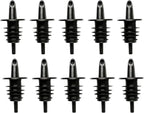 Hawaiian Shaved Ice Syrup Precise Control Bottle Pourers - Professional Pour Spouts for Snow Cone & Drink Flavors (10-Pack)