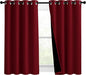NICETOWN Kitchen Full Blackout Curtain Panels, Super Thick and Soft Insulated by NICETOWN