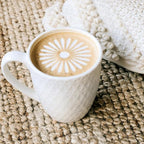 DOITOOL 6 Pcs Coffee Stencils Latte Art Stainless Steel Cappuccino Templates Coffee Templates for DIY Cupcake Mousse Hot Chocolate Milk Foam