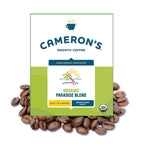 Cameron's Coffee Roasted Whole Bean Coffee, Organic Paradise Blend, 4 Pound