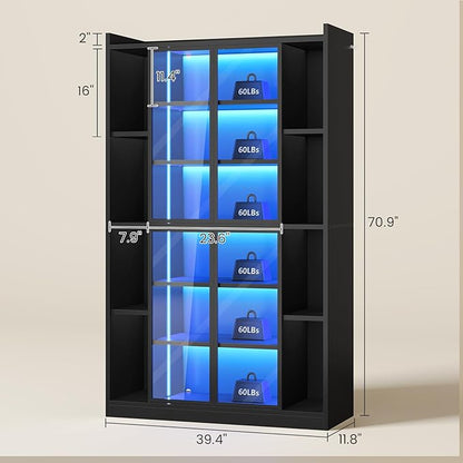 SEDETA 71" Display Cabinet - Image 2