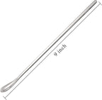 Stainless Steel Cocktail Stir Sticks with Long Handle of 6 Pieces for Coffee & Tea Drinks
