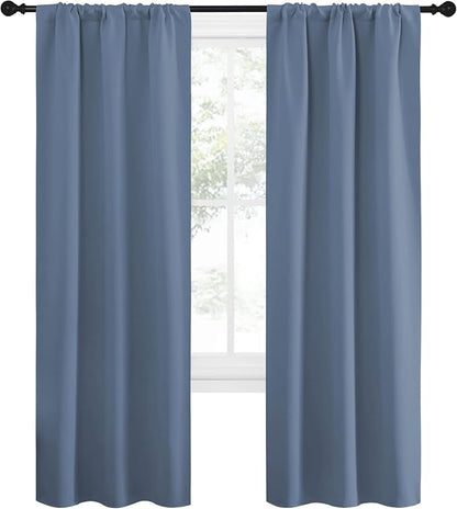 NICETOWN Blackout Curtains for Living Curtains, Home Decoration Solid Thermal - Image 2