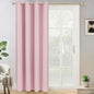 Yakamok Pink Room Darkening Curtains 84 inch Sliding Door Drapes | 1 Extra-wide by Yakamok