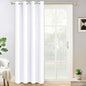 Yakamok Pure White Room Darkening Curtains 84 inch Sliding Door Drapes | 1 by Yakamok