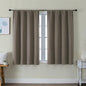 Simplebrand Ava Latte Short Blackout Curtains by Simplebrand