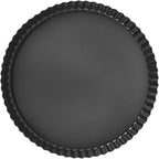Yosoo Round Nonstick Quiche Pan, Tart Pan Quiche Pan Thickening Nonstick Deep Baking Dish Pie Plate with Removable Bottom(13inch)