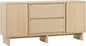 Walker Edison Modern Beveled 2-Door, 2-Drawer Sideboard, 63 Inch, Coastal Oak by WalkerEdison