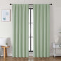Simplebrand Ava Light Green Blackout Curtains by Simplebrand