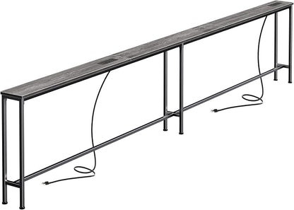 SUPERJARE 110.2 Inch Sofa Table by SUPERJARE