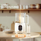 35oz Nut Milk Maker Machine - 8-in-1 Auto Programs for Almond, Oat, Soy Milk, with 18H Delay Start | 60s Self-Clean | Quiet Operation
