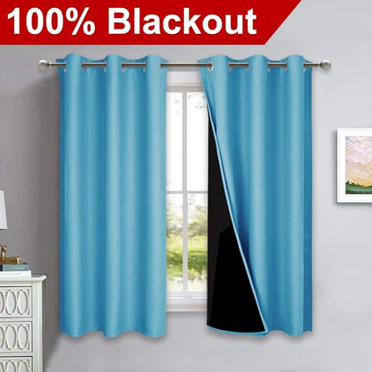 NICETOWN 100% Blackout Curtains - Image 2