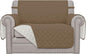 Easy-Going Reversible Couch Cover, Oversized Chair, Camel/Ivory | Machine by Easy-Going