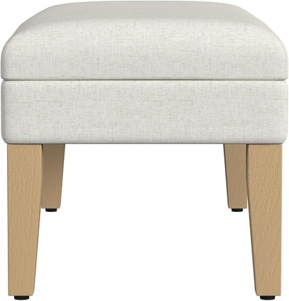 Homepop Home Decor | Upholstered Decorative Storage Ottoman Bench | Ottoman - Image 6