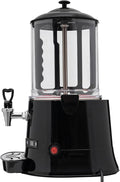 10L Commercial Hot Chocolate Machine Maker,110V Hot Chocolate Melting Machine,Temperature Adjustable Hot Beverage Warmer Dispenser for Chocolate Coffee Milktea (Black)
