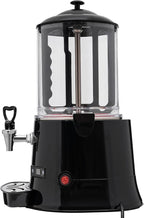 10L Commercial Hot Chocolate Machine Maker,110V Hot Chocolate Melting Machine,Temperature Adjustable Hot Beverage Warmer Dispenser for Chocolate Coffee Milktea (Black)