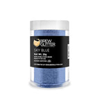 Sky Blue BREW GLITTER Edible Glitter For Drinks, Cocktails, Beer, Garnish Glitter & Beverages | KOSHER & HALAL Certified | 100% Edible & Food Grade | Vegan, Gluten, Nut Free (25g, Sky Blue)