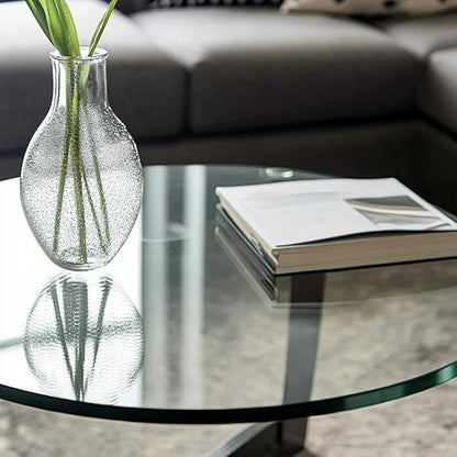 14" Round Tempered Glass Table Top - Image 7
