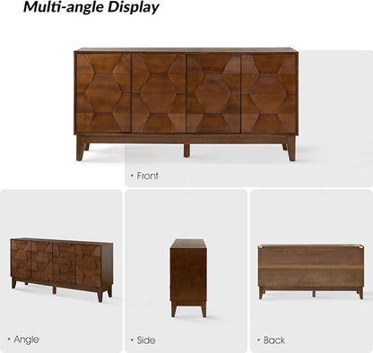 HULALA HOME Mid Century Sideboard Buffet Cabinet - Image 6