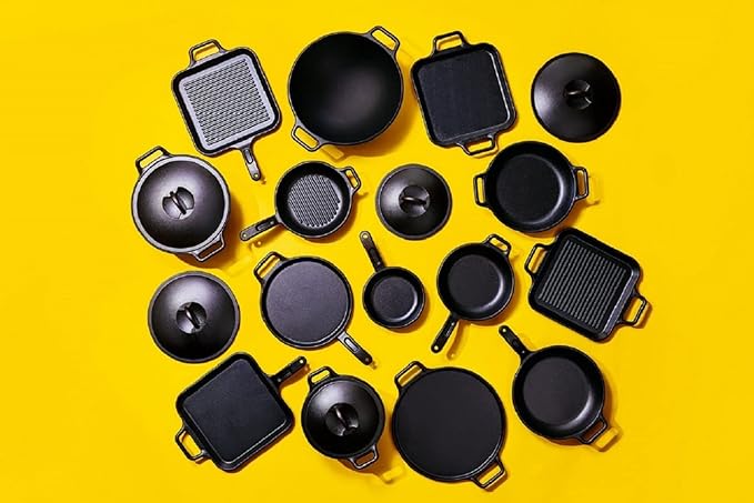 Lodge BOLD 14 Inch Seasoned Cast Iron Pizza Pan, Design-Forward Cookware