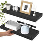 WALI Floating Shelves for Wall, 2 Tier Bathroom Storage Shelf Over Toilet by WALI