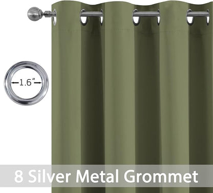 Yakamok Sage Room Darkening Window Curtains 52x36 Inch - Image 2