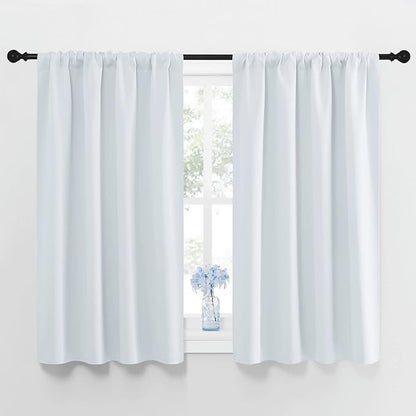 NICETOWN Greyish White Window Curtain Panels by NICETOWN