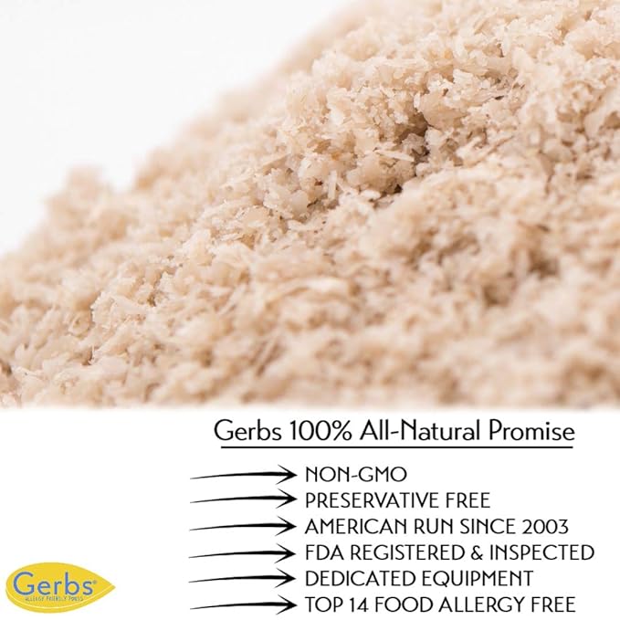 Gerbs Ground Sunflower Seed Meal, 2 LBS - Top 14 Food Allergy Free & NON GMO - Vegan & Keto Safe – Cold Milled Full Oil Seed Protein Powder