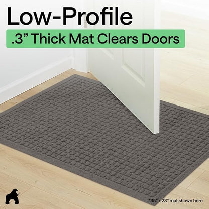 GORILLA GRIP® Ultra Absorbent Front Door Mat Outside Entrance, Traps Dirt and - Image 8