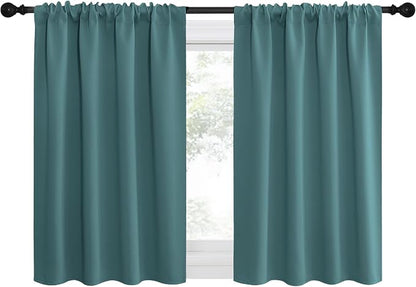 NICETOWN 2 Panels Blackout Curtains, Rod Pocket Thermal Insulated Drapes by NICETOWN