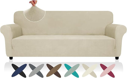 ZNSAYOTX Oversized Super Stretch Couch Cover, New Striped Sofa Covers by ZNSAYOTX