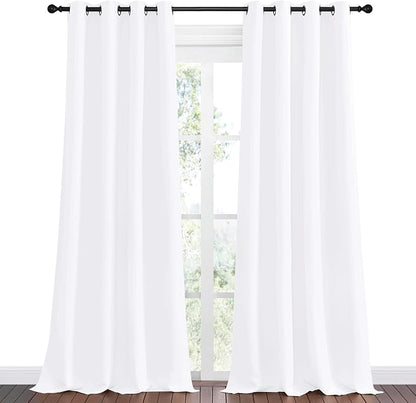 NICETOWN White Curtains for Sliding Door - Image 2