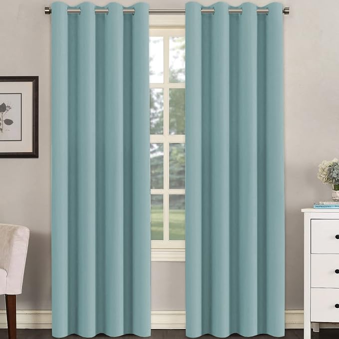 H.VERSAILTEX Premium Blackout Thermal Insulated Room Darkening Curtains by HVERSAILTEX