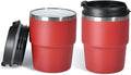6oz Espresso Cups, Insulated Espresso Cups Set of 2, Expresso Shots Cup, Stainless Steel Shot Glasses for Coffee, Portable Espresso Travel Mug for Camping