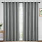 Yakamok Room Darkening Curtains 70x84 inch Length Dove Grey-Living Room | 2 by Yakamok