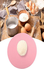 Silicone Baking Mat Cake Mat Silicone Cake Mat Silicone Baking Mat with Measurements for CakeTurntable Stand Non-Stick Heat Resistant Pastry Baking Sheet -Pink