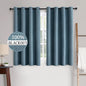 MIULEE 100% Blackout Linen Curtains by MIULEE
